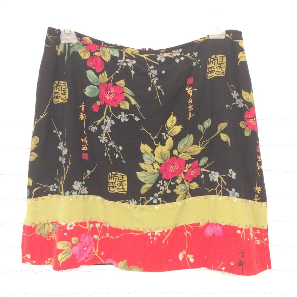 Anne Carson Silk Skort